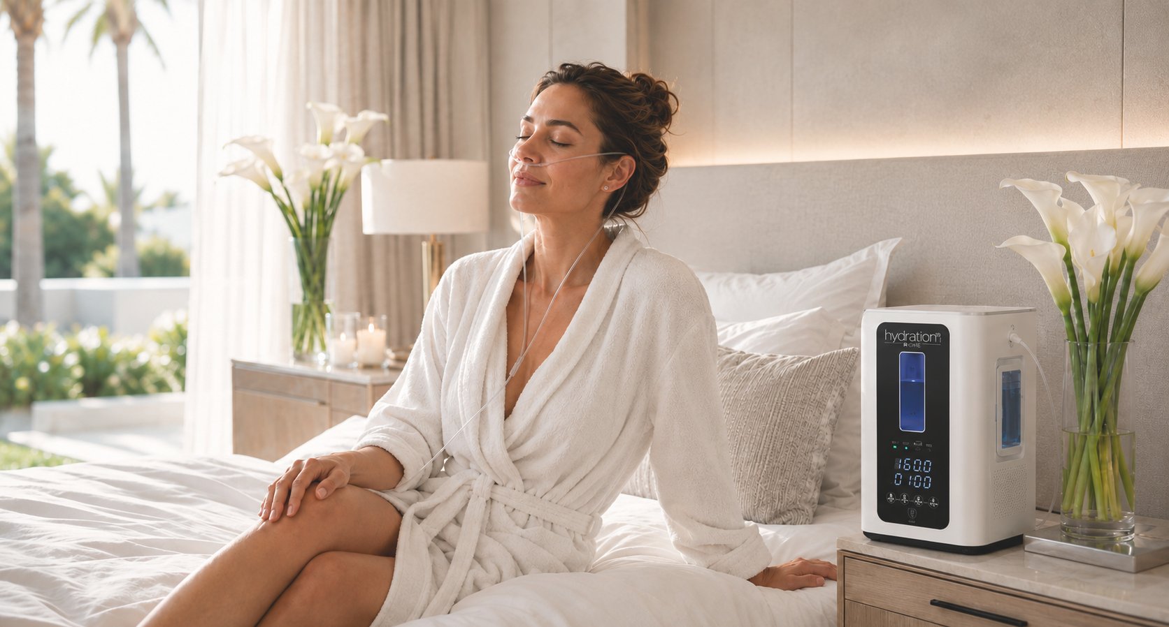 Morning hydrogen inhalation ritual